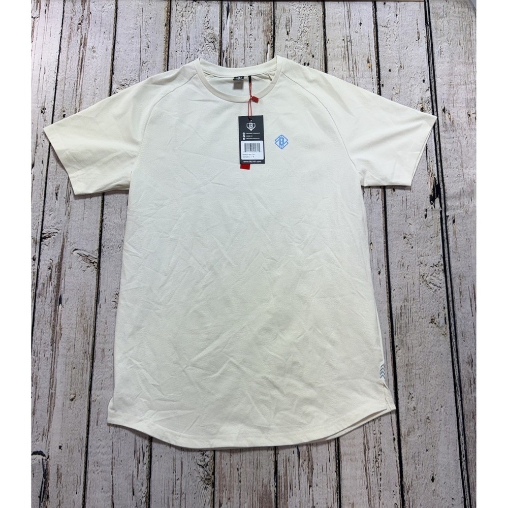 Baseball Lifestyle 101 Shirt Mens Medium Tan Diamond Tech Tee Baseball Athletic
